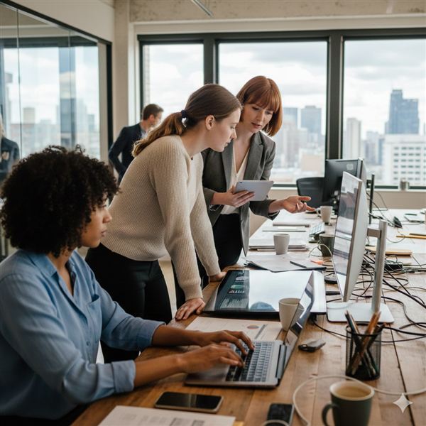 Team working together